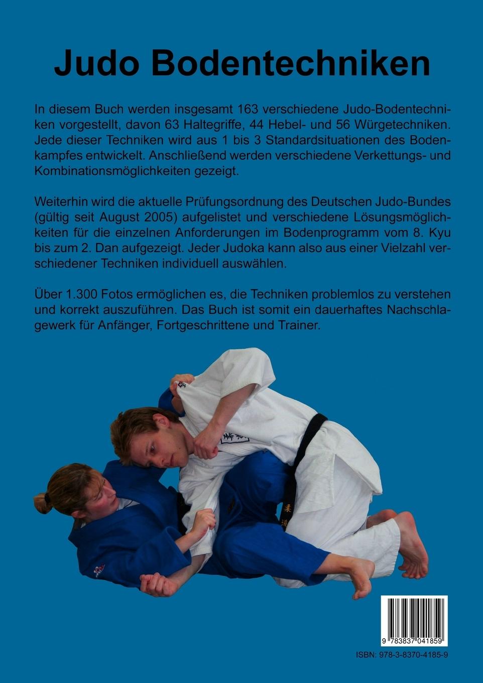 Rückseitencover Judo Bodentechniken