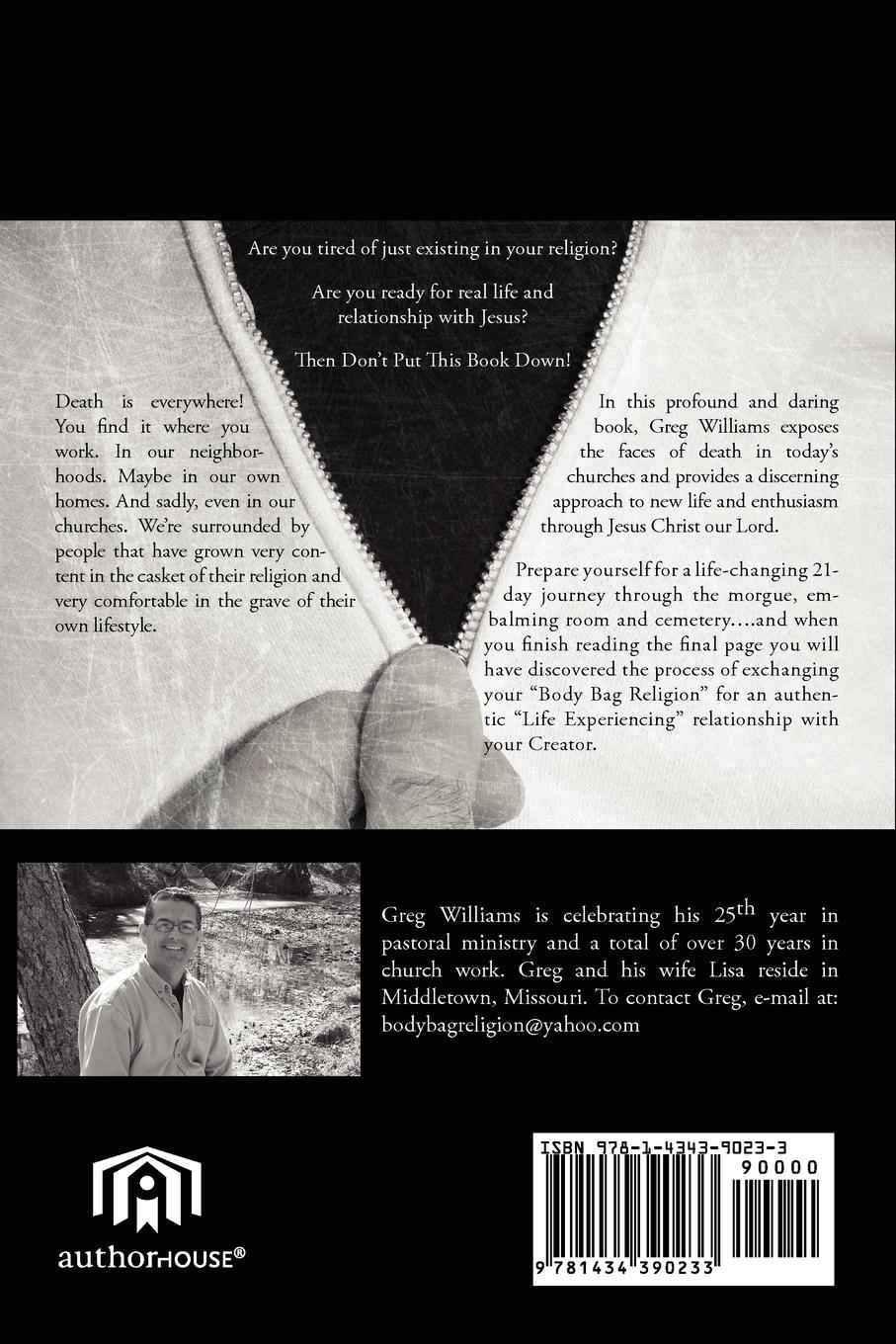 Rückseitencover Body Bag Religion