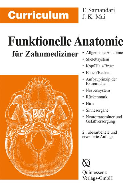 Vorderes Coverbild Curriculum - Funktionelle Anatomie für Zahnmediziner