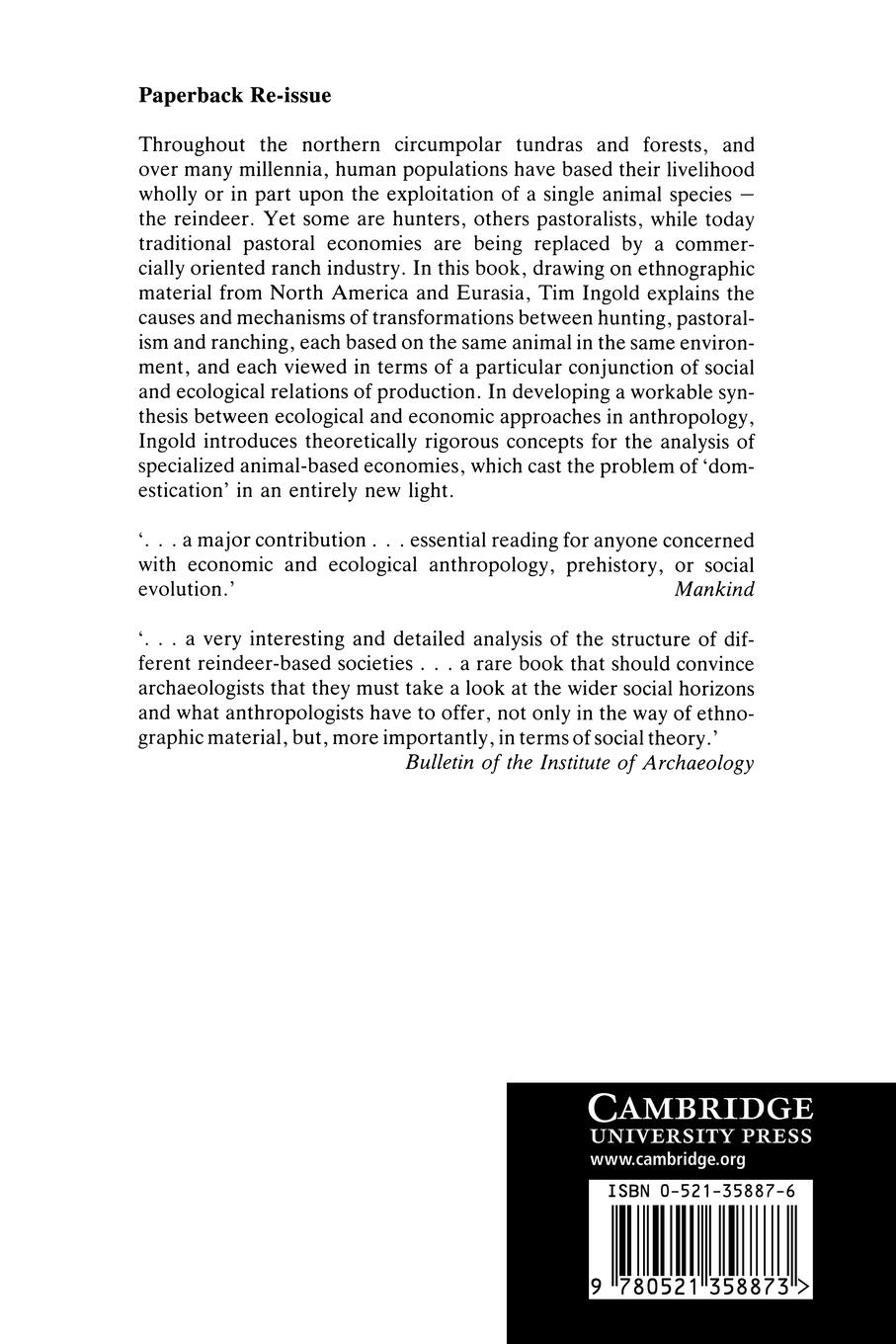 Rückseitencover Hunters, Pastoralists and Ranchers