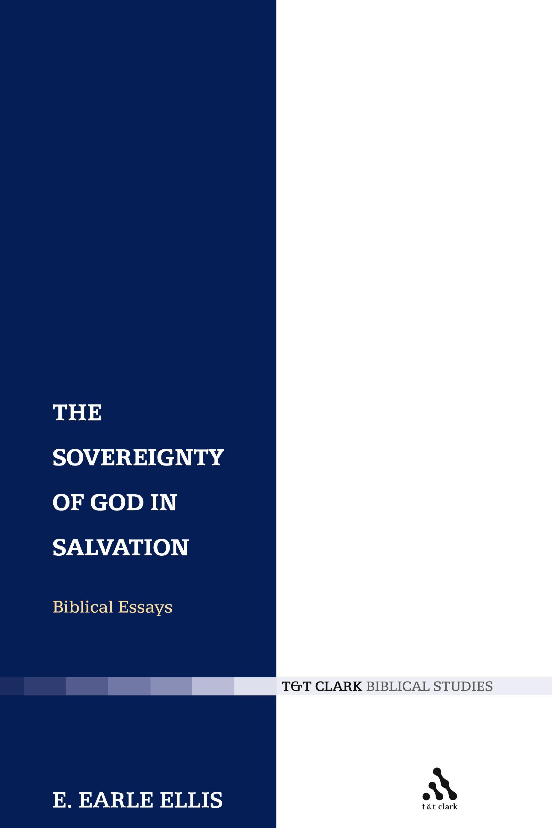 Vorderes Coverbild The Sovereignty of God in Salvation