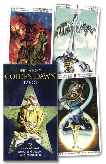 Vorderes Coverbild Initiatory Golden Dawn Tarot Deck
