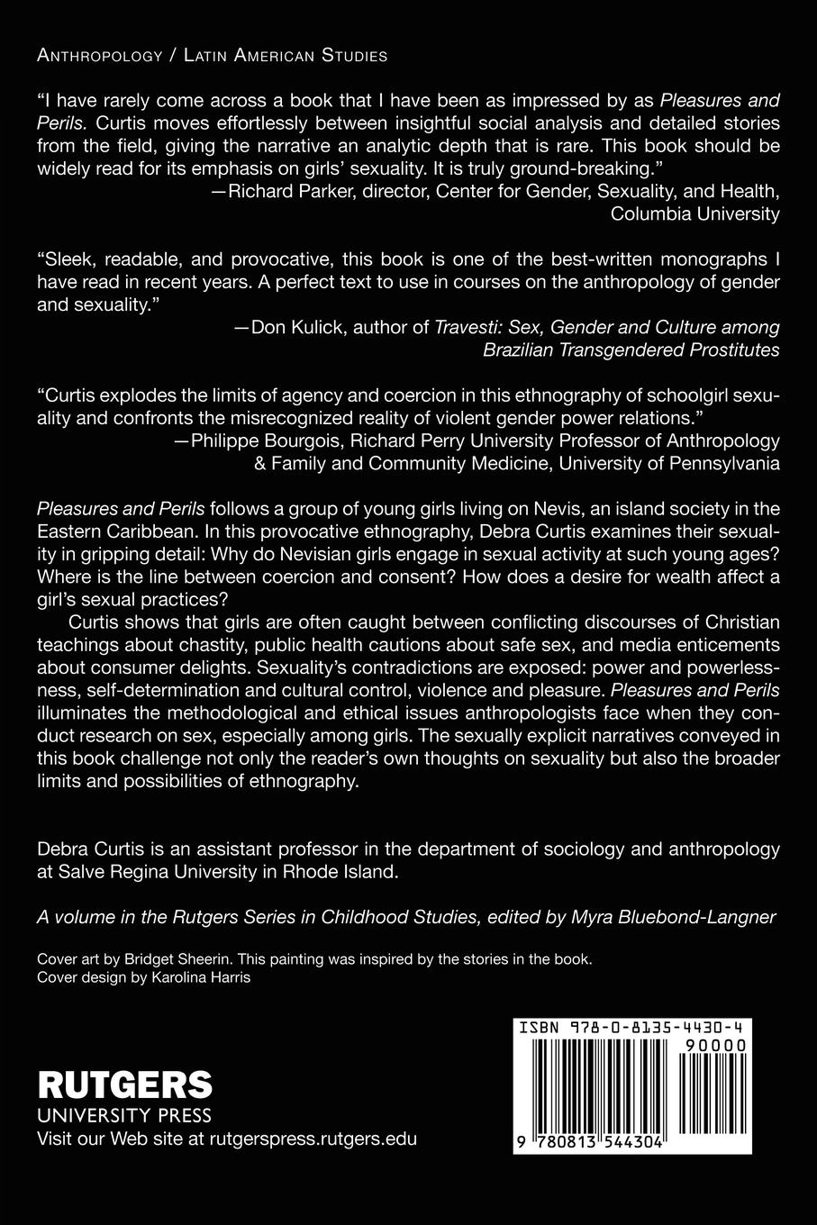 Rückseitencover Pleasures and Perils