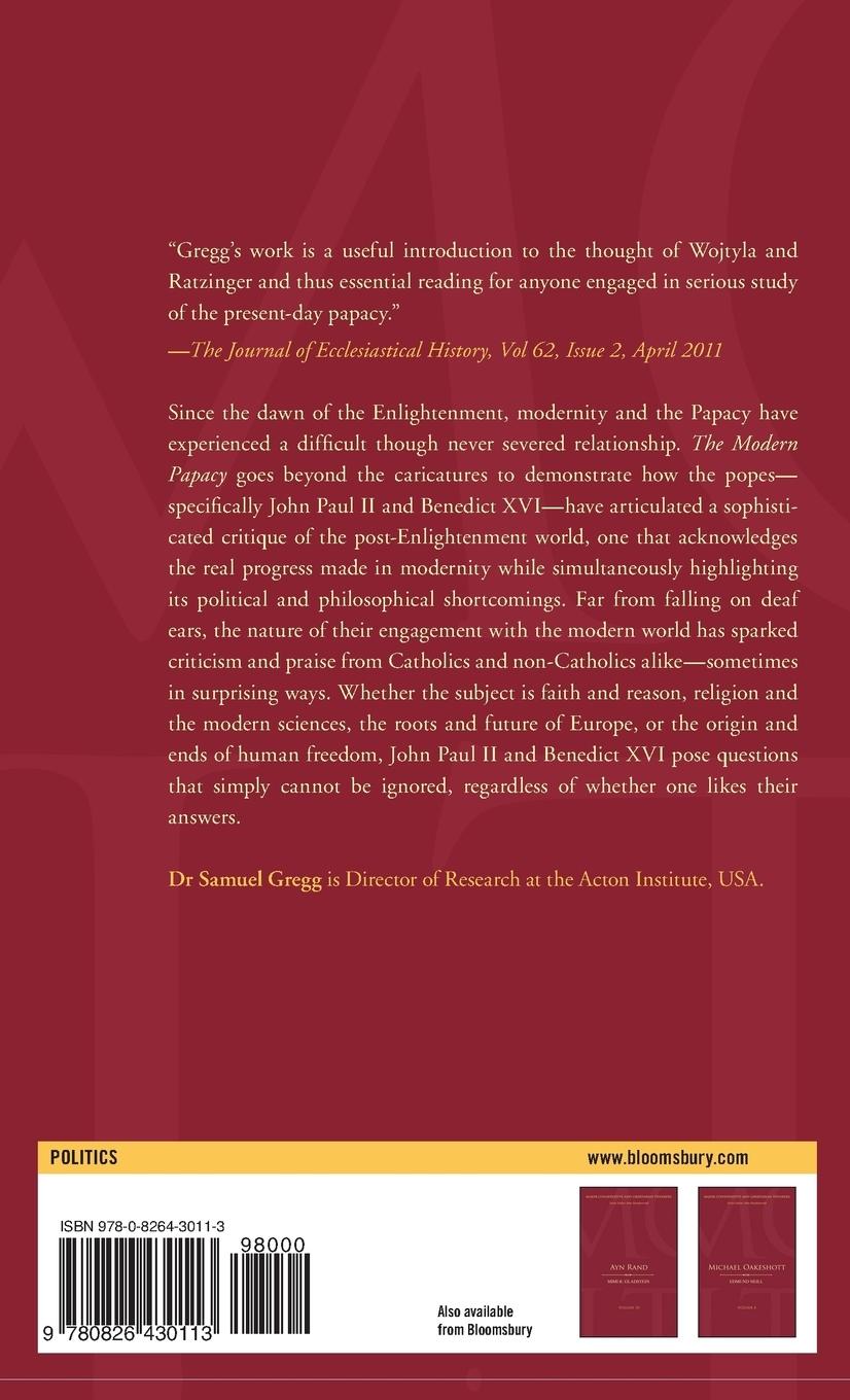 Rückseitencover The Modern Papacy