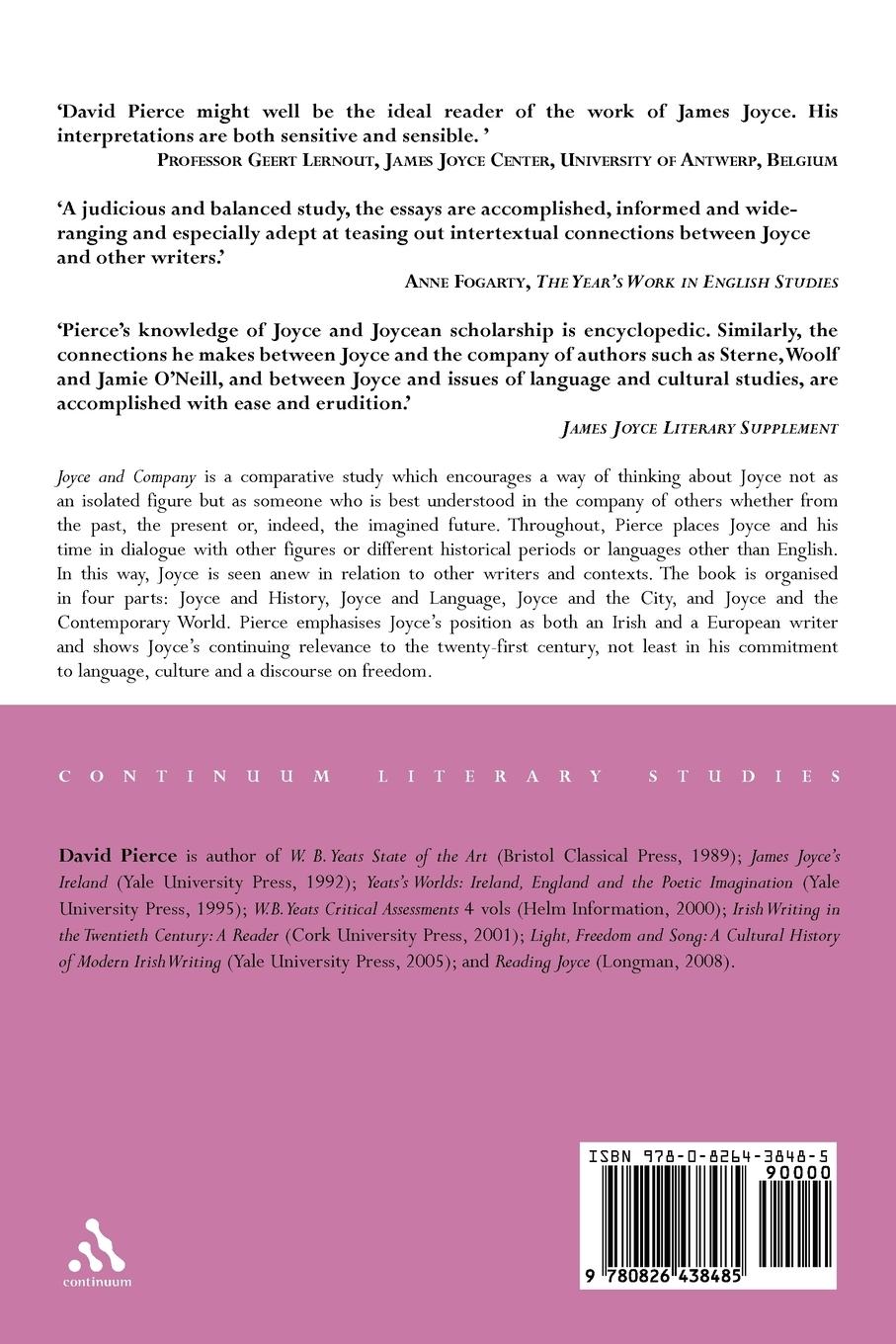 Rückseitencover Joyce and Company