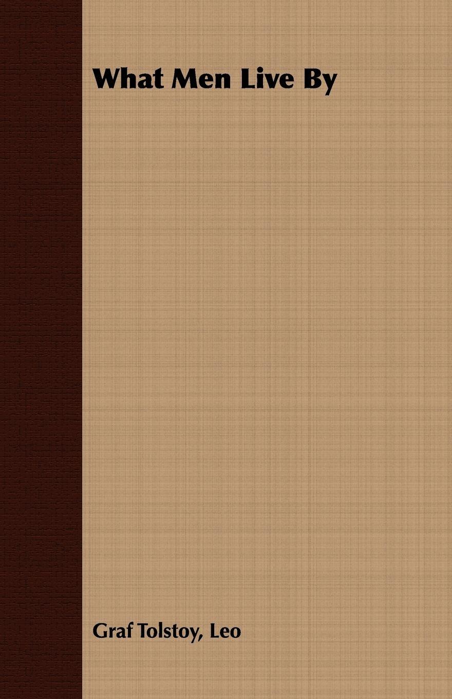 Vorderes Coverbild What Men Live by