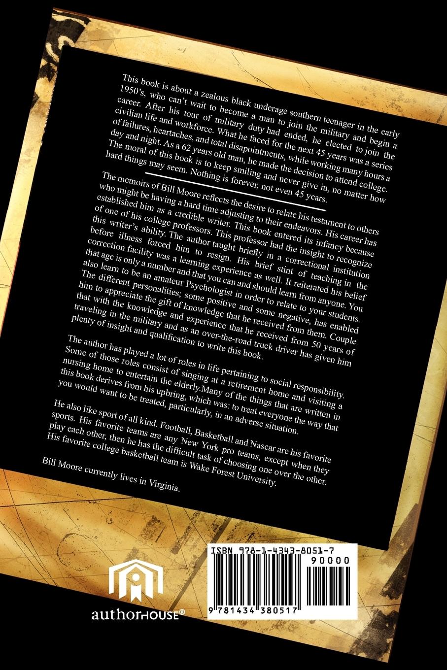 Rückseitencover My Quest for Success, The Hard Way