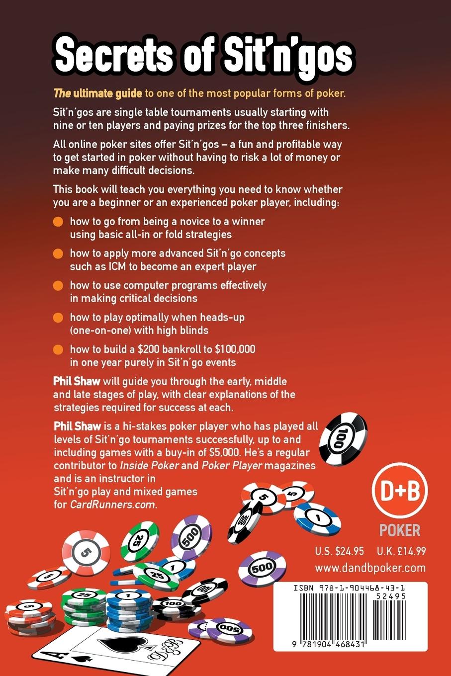 Rückseitencover Secrets of Sit'n'gos