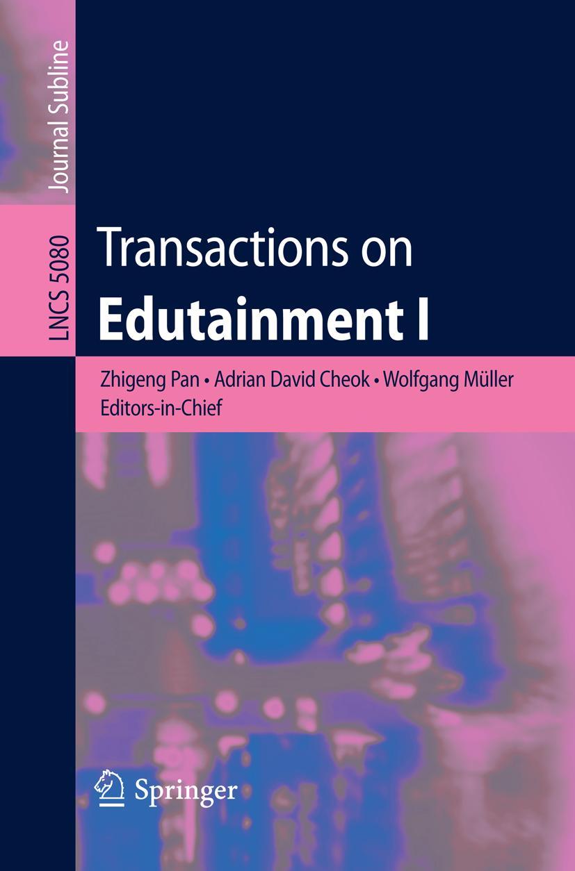 Vorderes Coverbild Transactions on Edutainment I