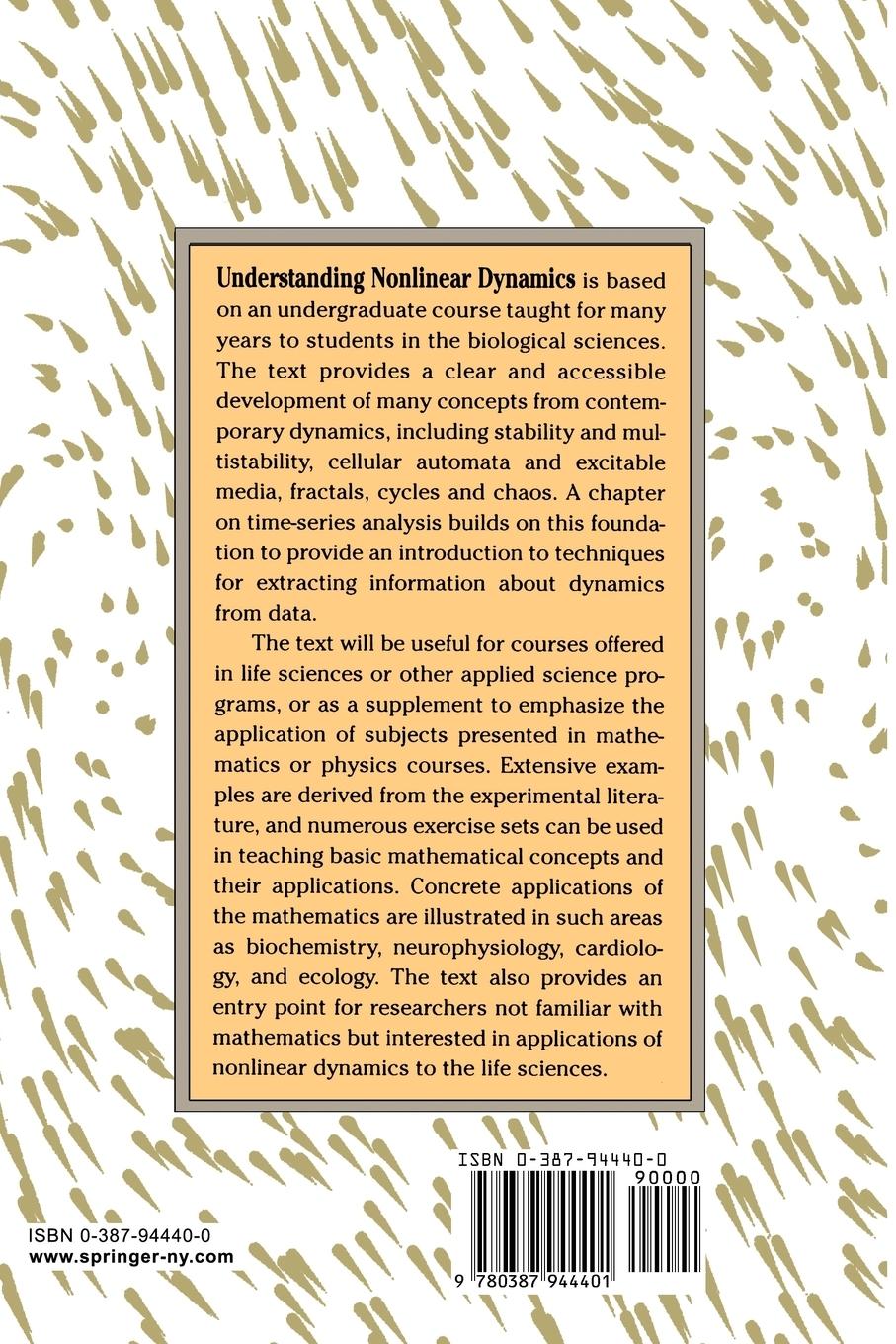 Rückseitencover Understanding Nonlinear Dynamics