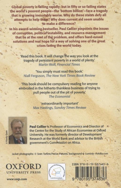 Rückseitencover The Bottom Billion