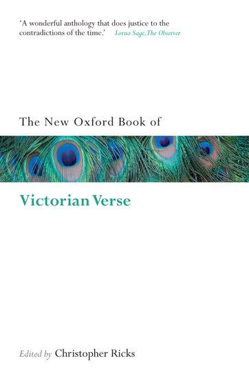 Vorderes Coverbild The New Oxford Book of Victorian Verse