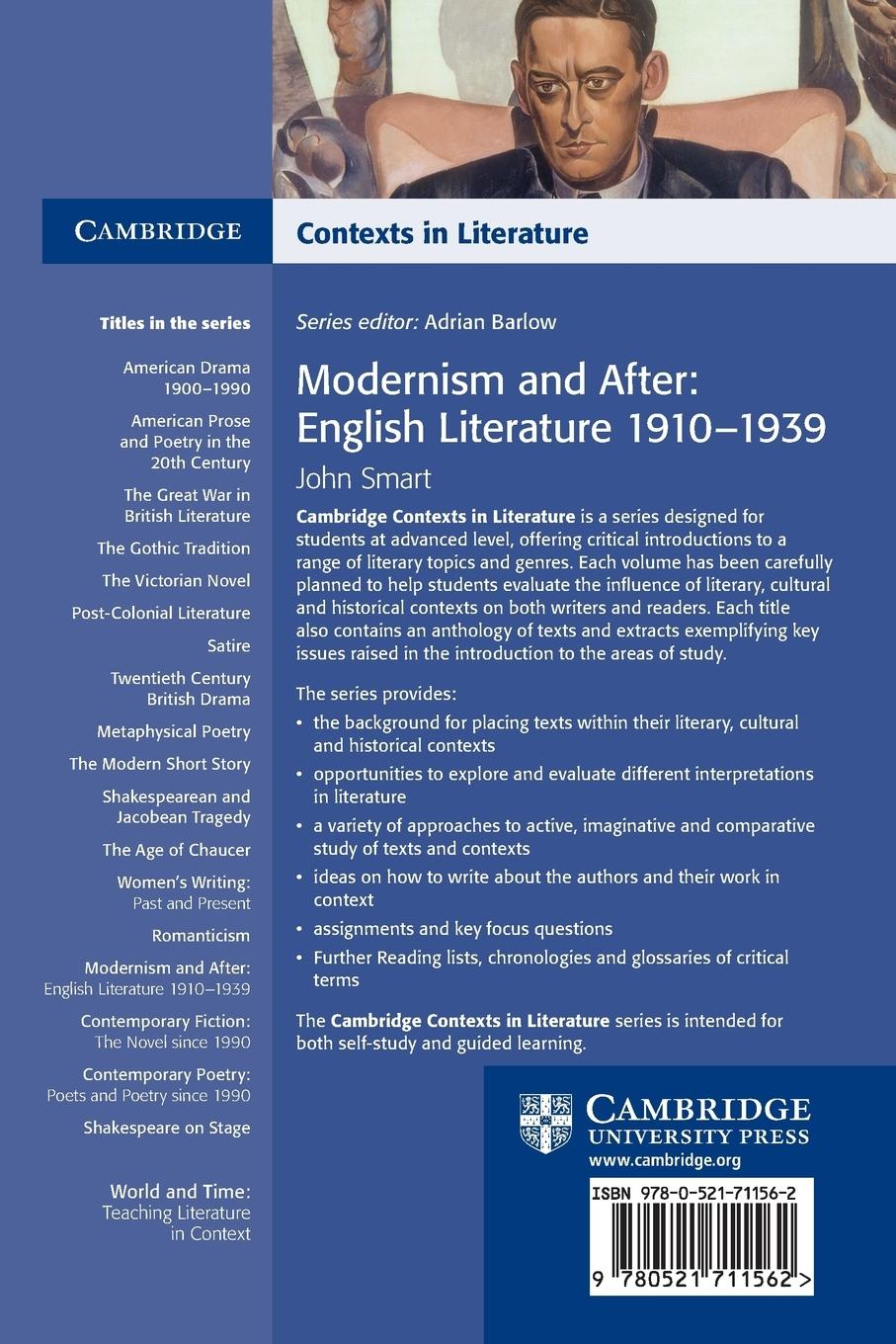 Rückseitencover Modernism and After