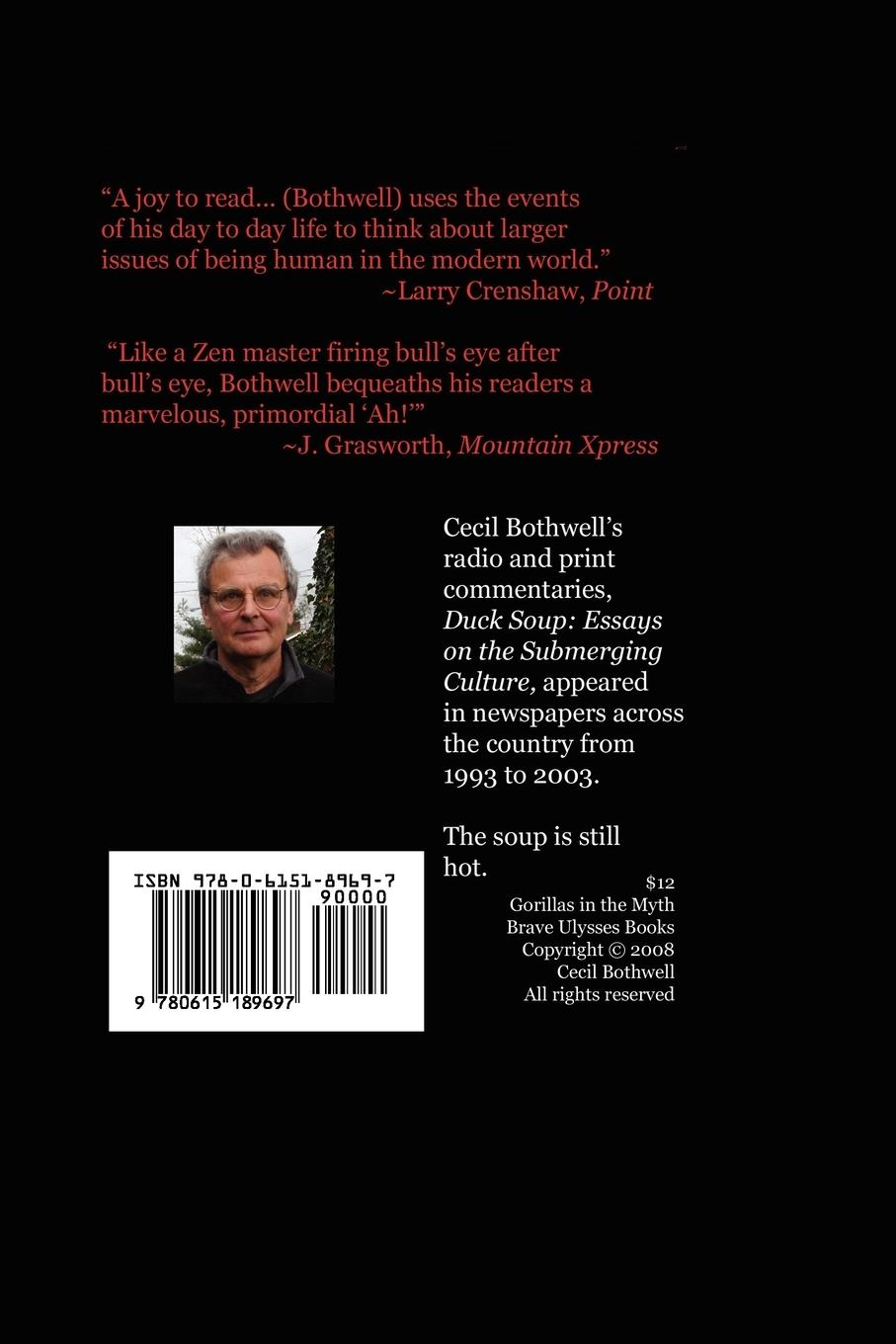 Rückseitencover Gorillas in the Myth