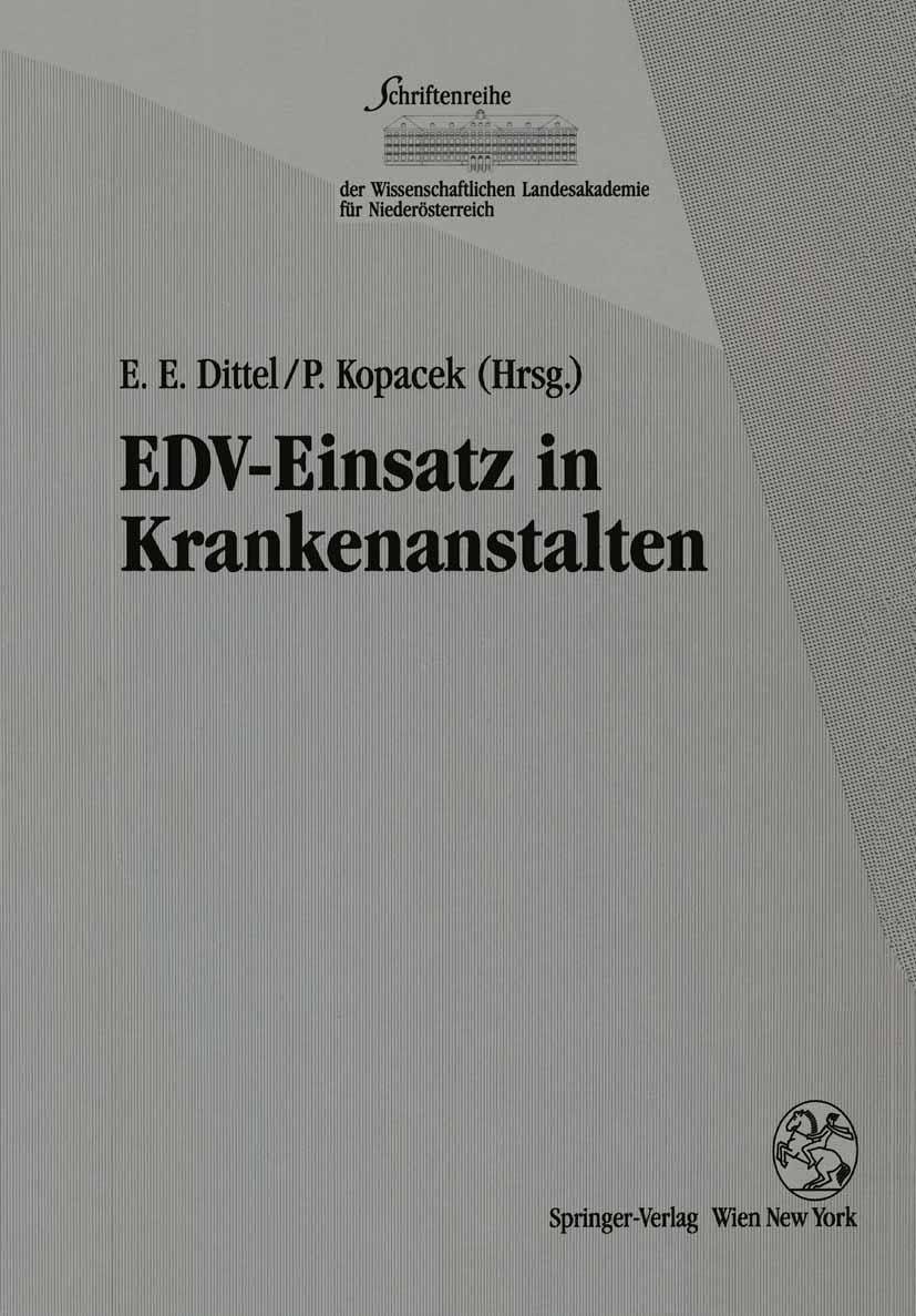 Vorderes Coverbild EDV-Einsatz in Krankenanstalten