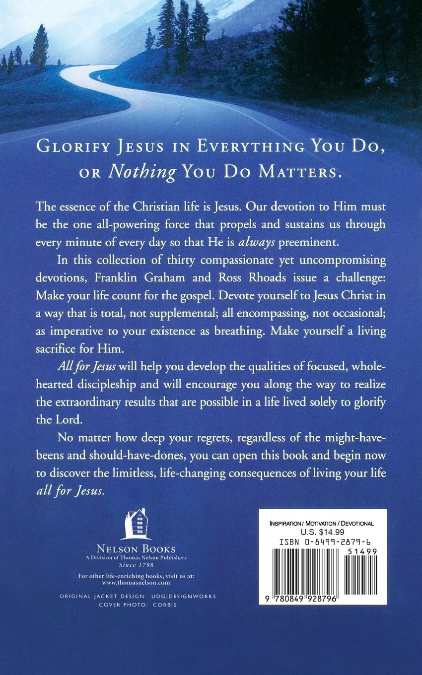 Rückseitencover All for Jesus
