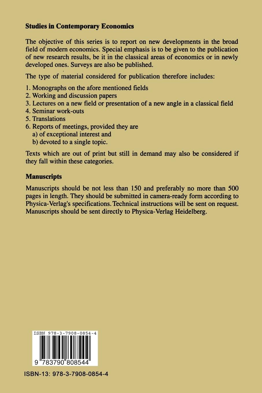 Rückseitencover Unternehmensgründungen und Markteintritt