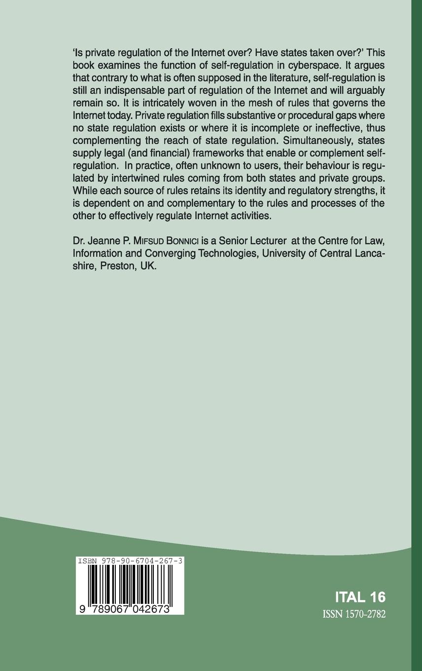Rückseitencover Self-Regulation in Cyberspace