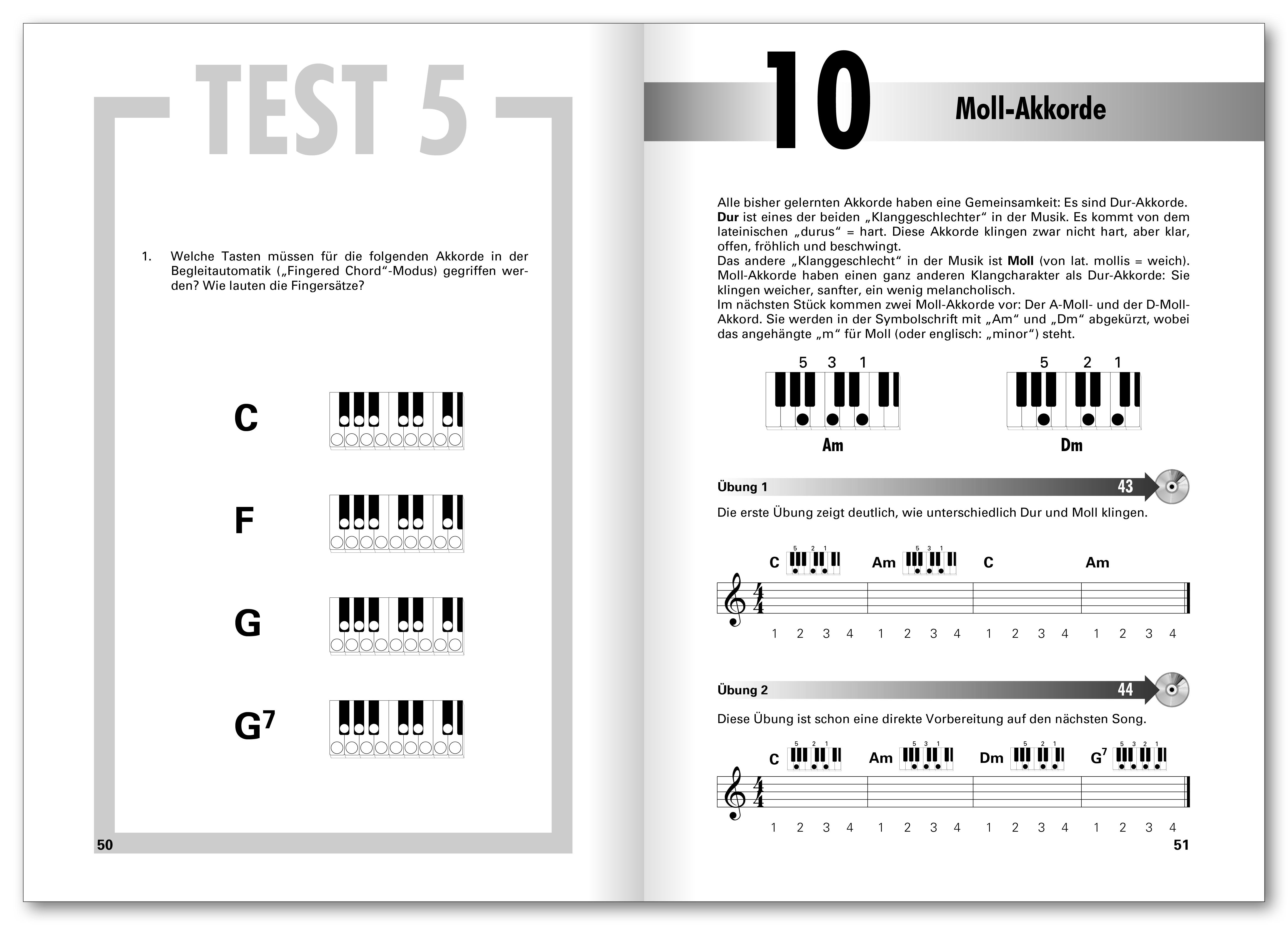 Beispielinhalt (Bild) Keyboard-Starter I. Inkl. CD