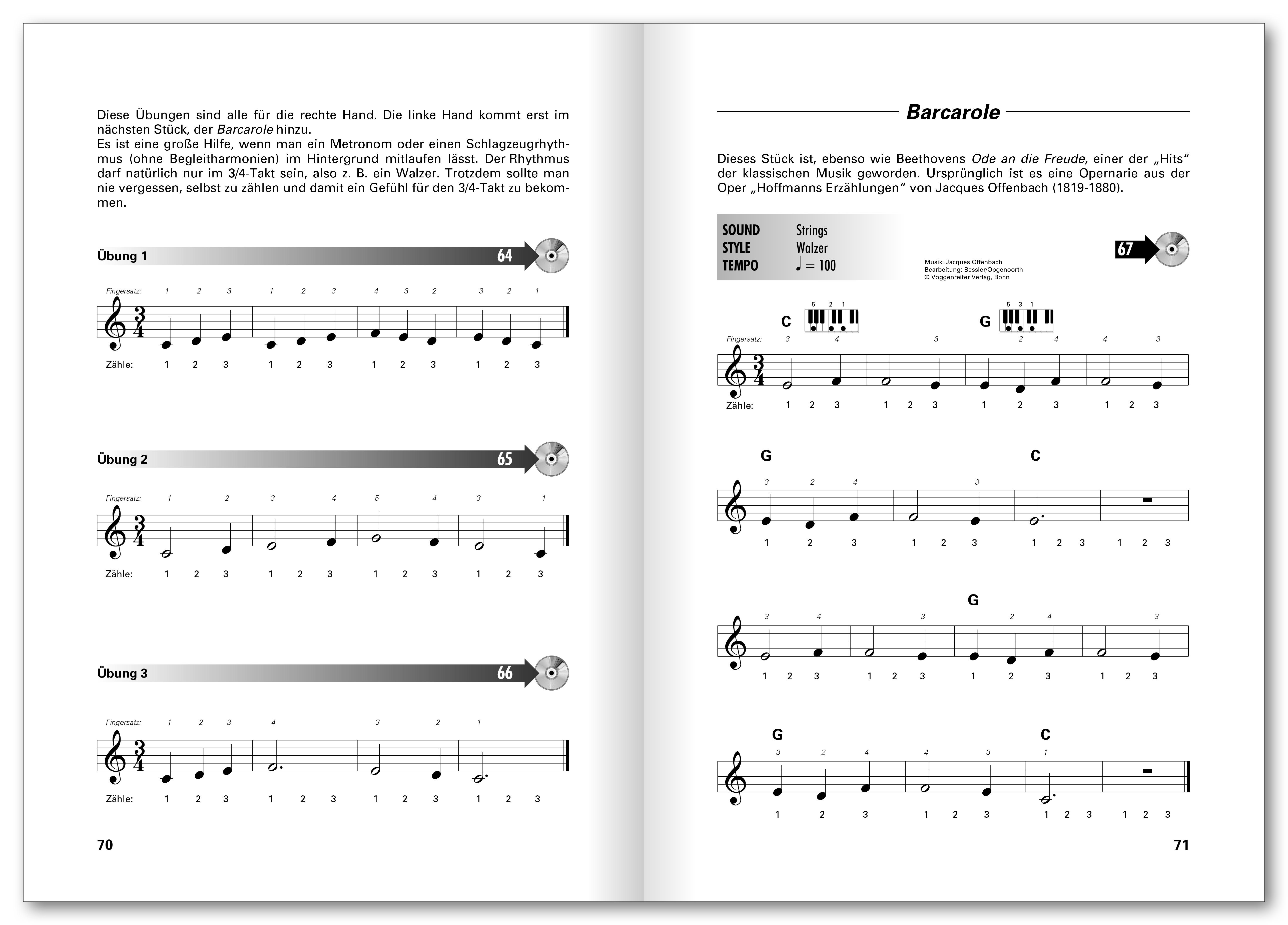 Beispielinhalt (Bild) Keyboard-Starter I. Inkl. CD