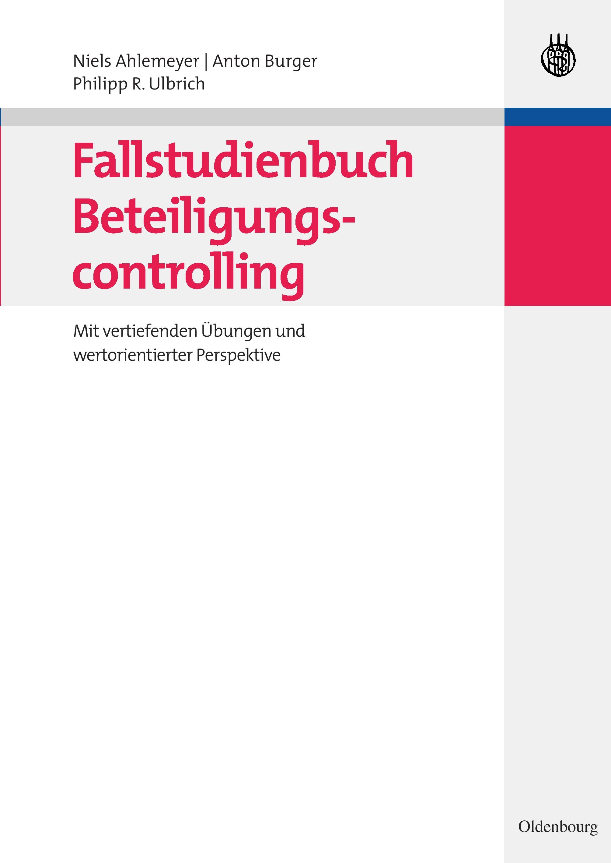 Vorderes Coverbild Fallstudienbuch Beteiligungscontrolling