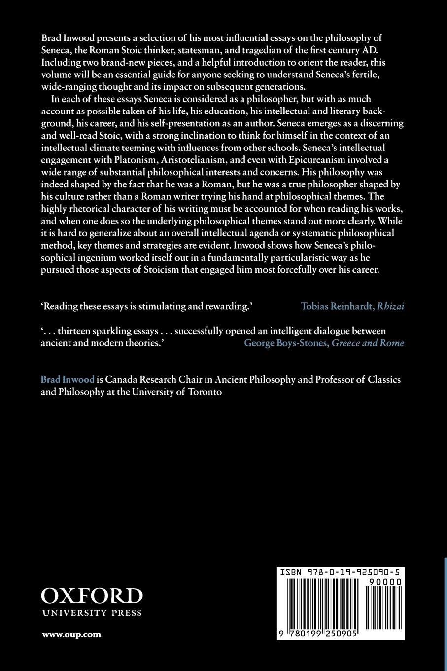 Rückseitencover Reading Seneca