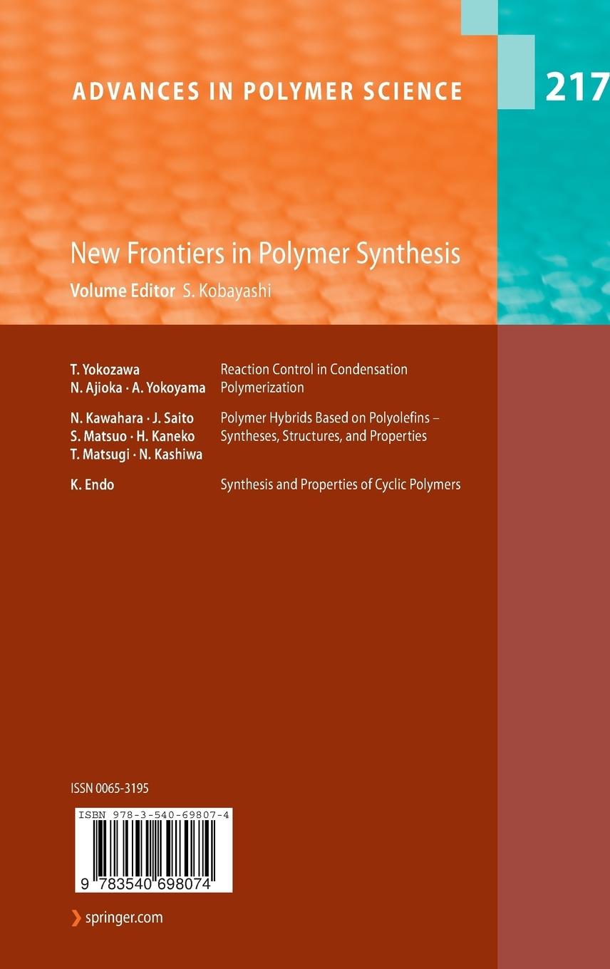 Rückseitencover New Frontiers in Polymer Synthesis