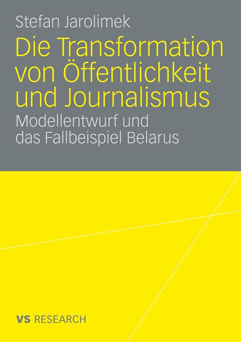 Vorderes Coverbild Die Transformation von Öffentlichkeit und Journalismus
