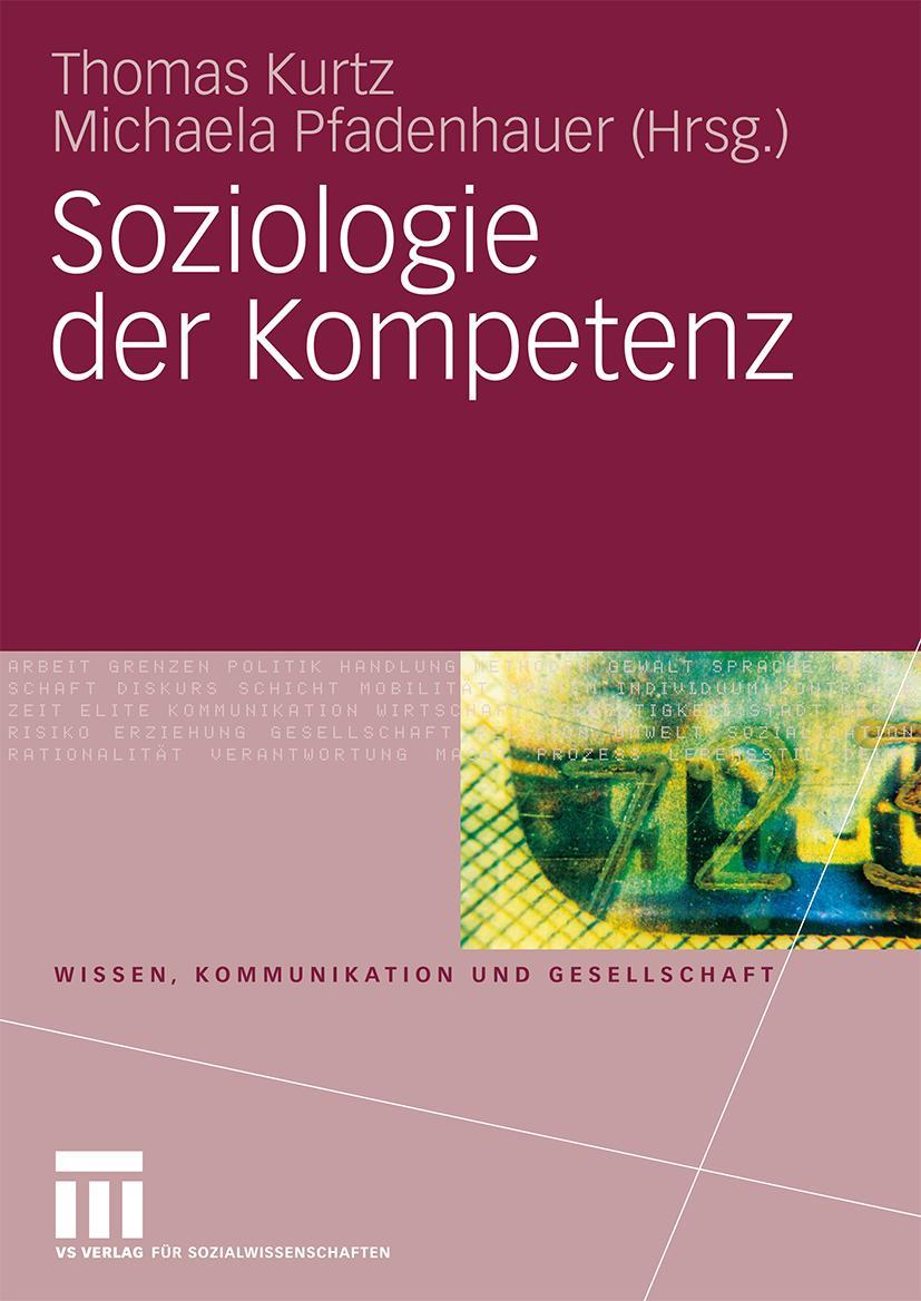 Vorderes Coverbild Soziologie der Kompetenz