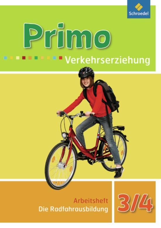 Vorderes Coverbild Primo Verkehrserziehung 3/4. Die Radfahrausbildung. Arbeitsheft