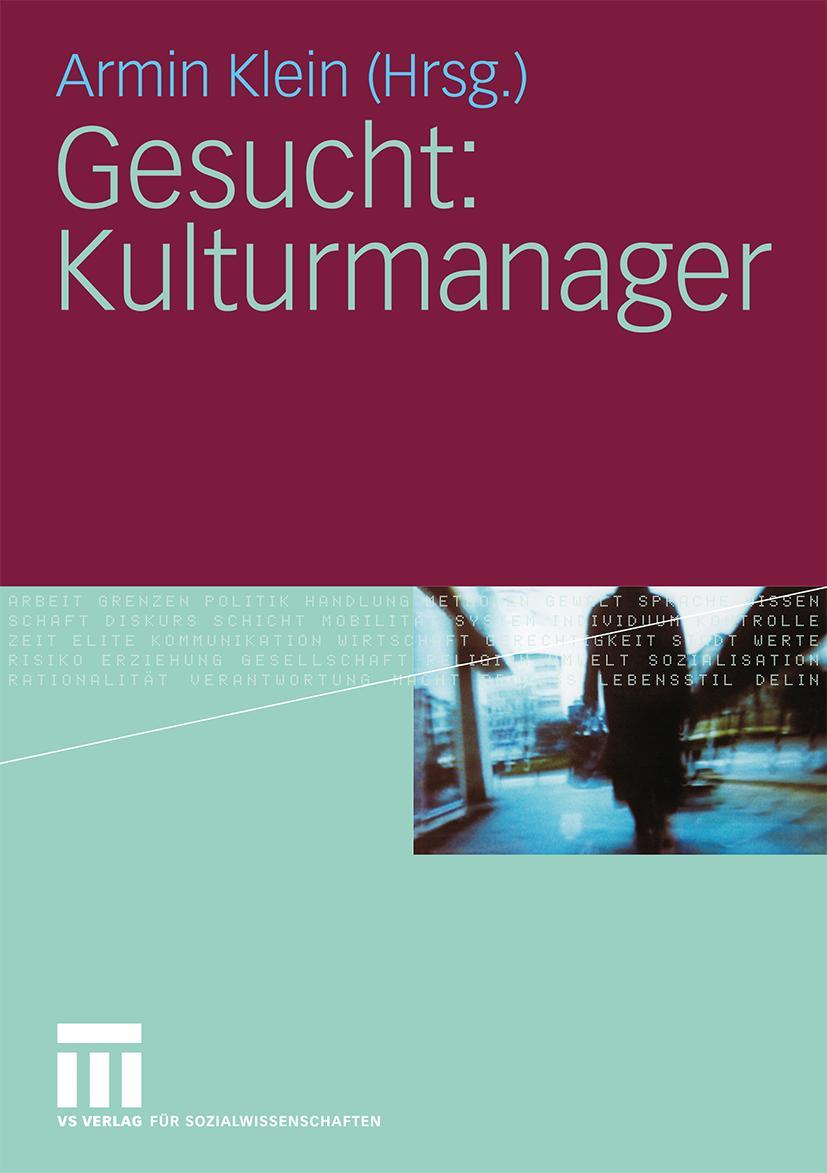 Vorderes Coverbild Gesucht: Kulturmanager