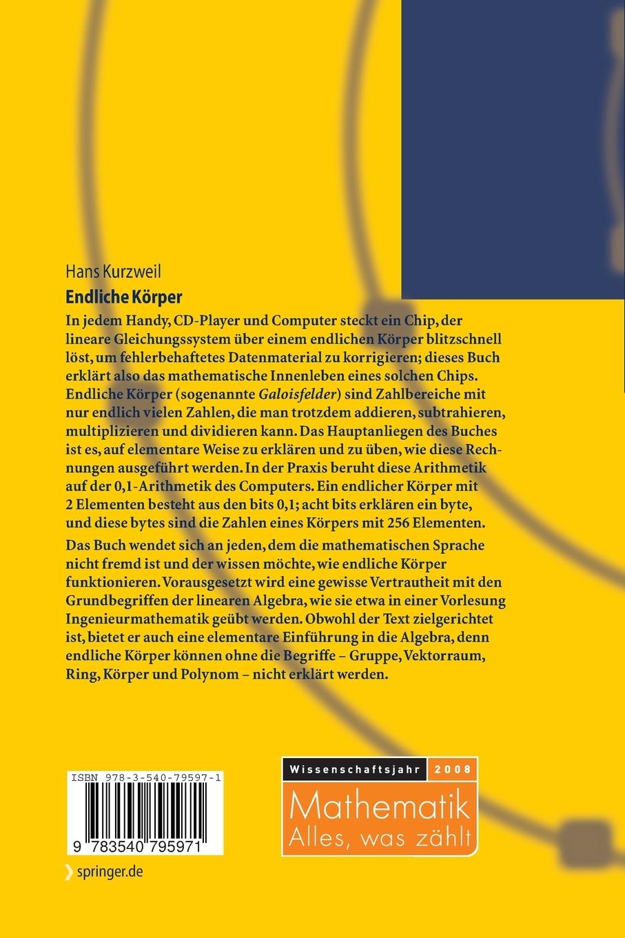 Rückseitencover Endliche Körper