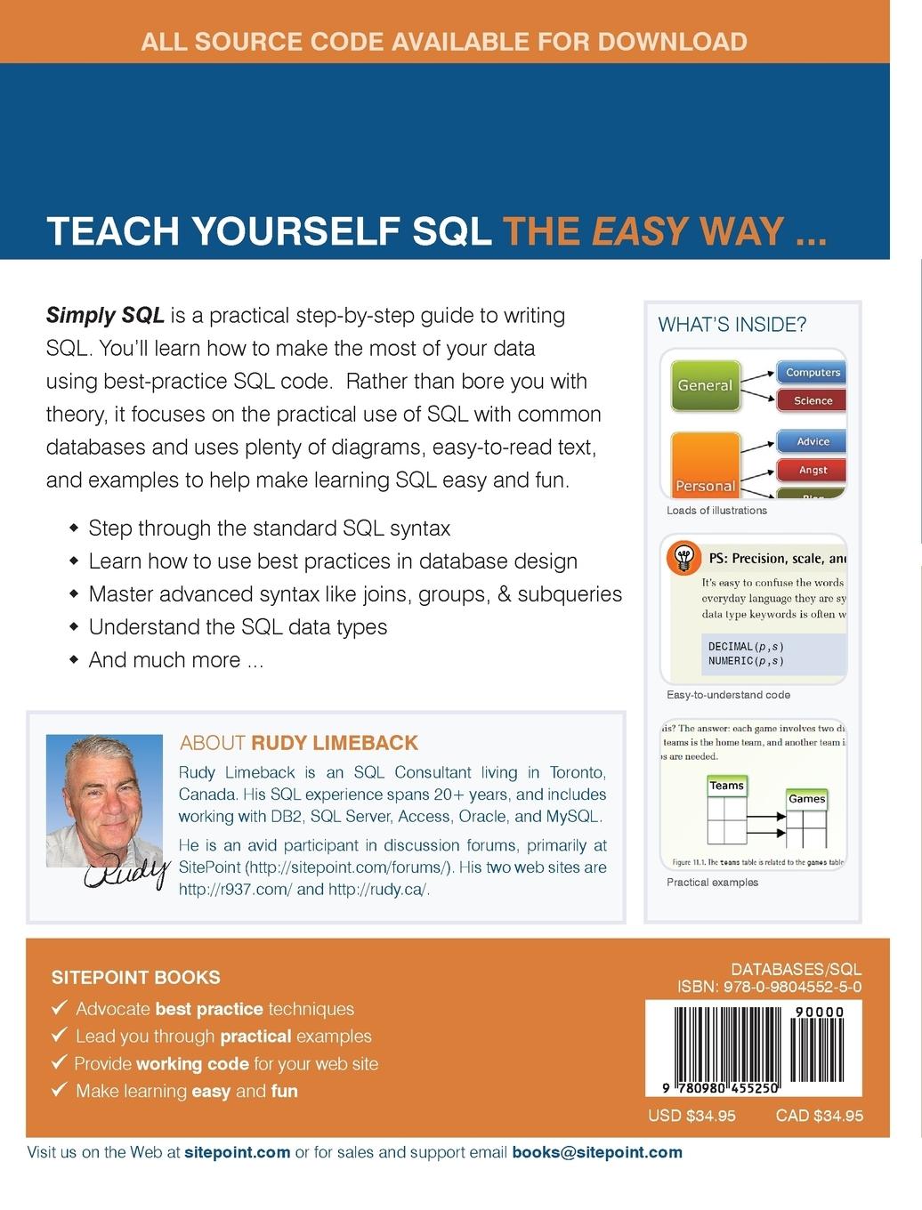 Rückseitencover Simply SQL