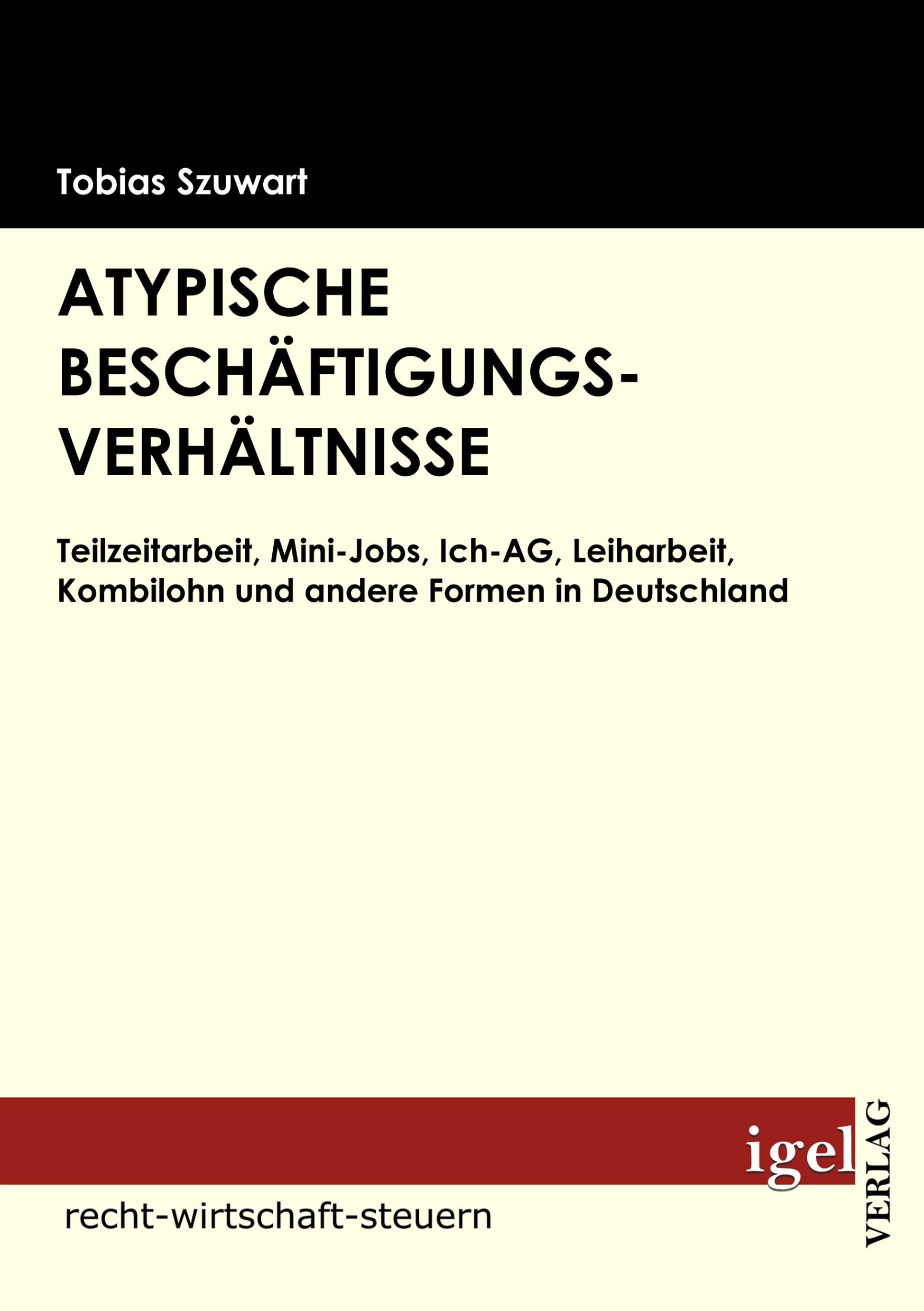 Vorderes Coverbild Atypische Beschäftigungsverhältnisse