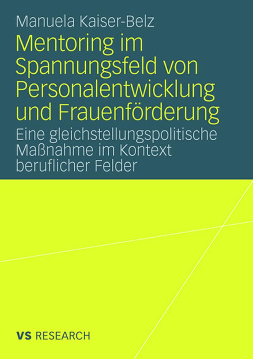 Vorderes Coverbild Mentoring im Spannungsfeld von Personalentwicklung und Frauenförderung