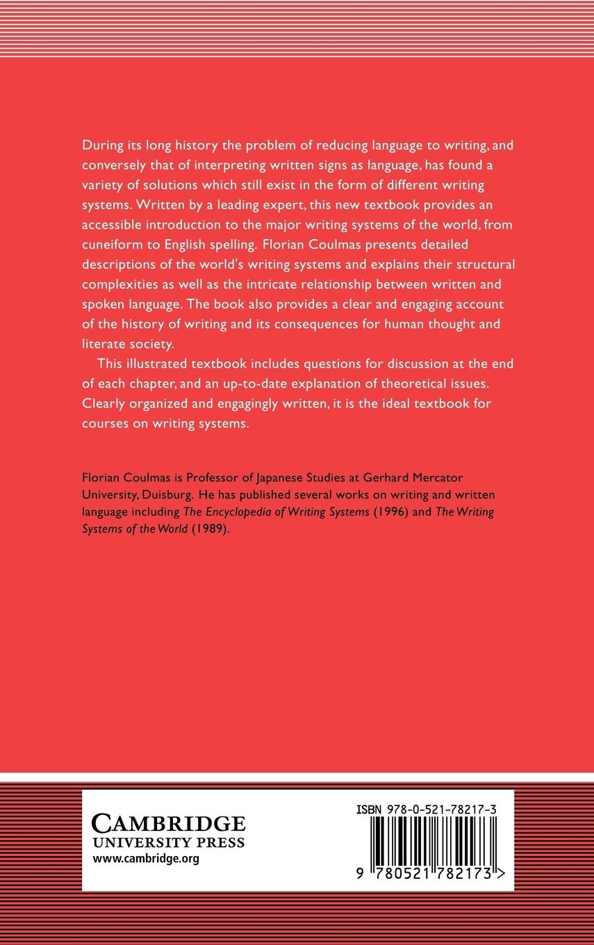 Rückseitencover Writing Systems