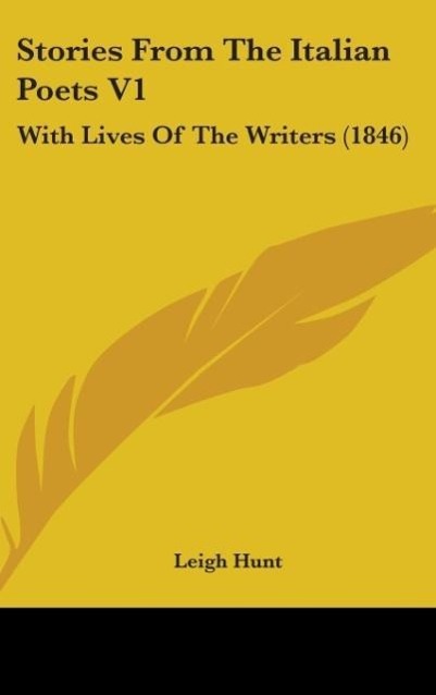 Vorderes Coverbild Stories From The Italian Poets V1