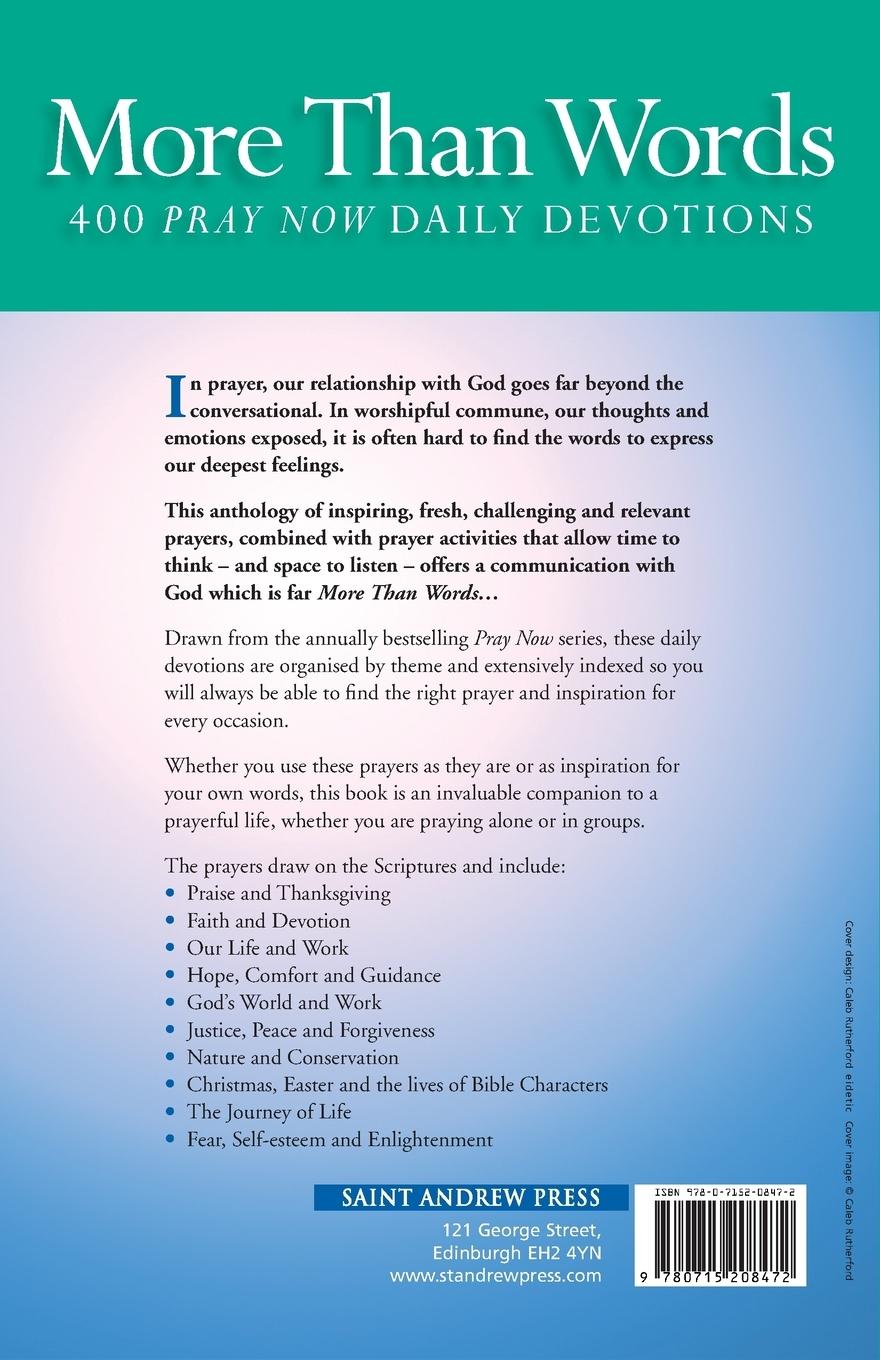 Rückseitencover More Than Words