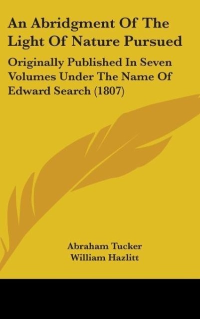 Vorderes Coverbild An Abridgment Of The Light Of Nature Pursued