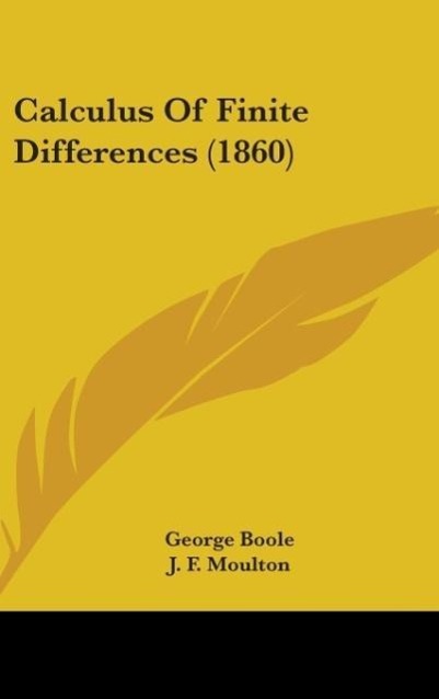 Vorderes Coverbild Calculus Of Finite Differences (1860)