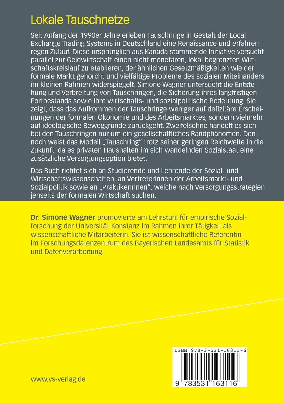Rückseitencover Lokale Tauschnetze