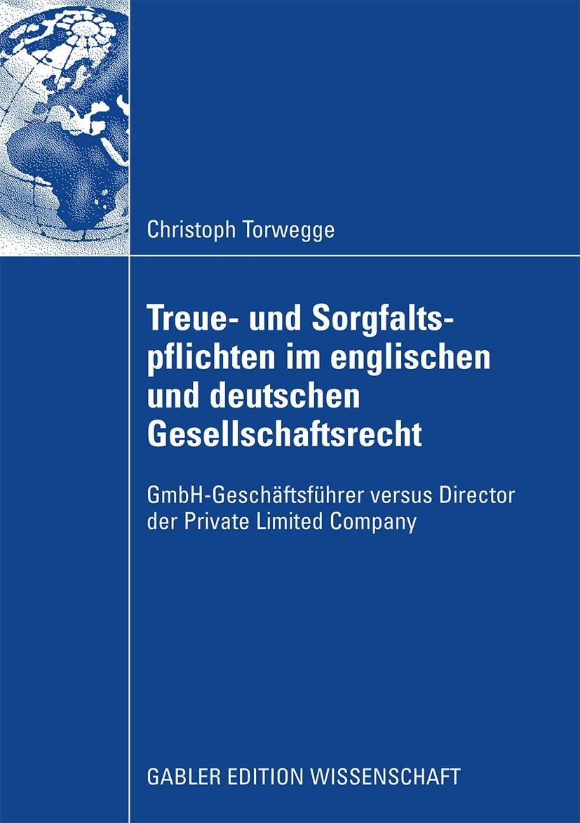 Vorderes Coverbild Treue- und Sorgfaltspflichten im englischen und deutschen Gesellschaftsrecht