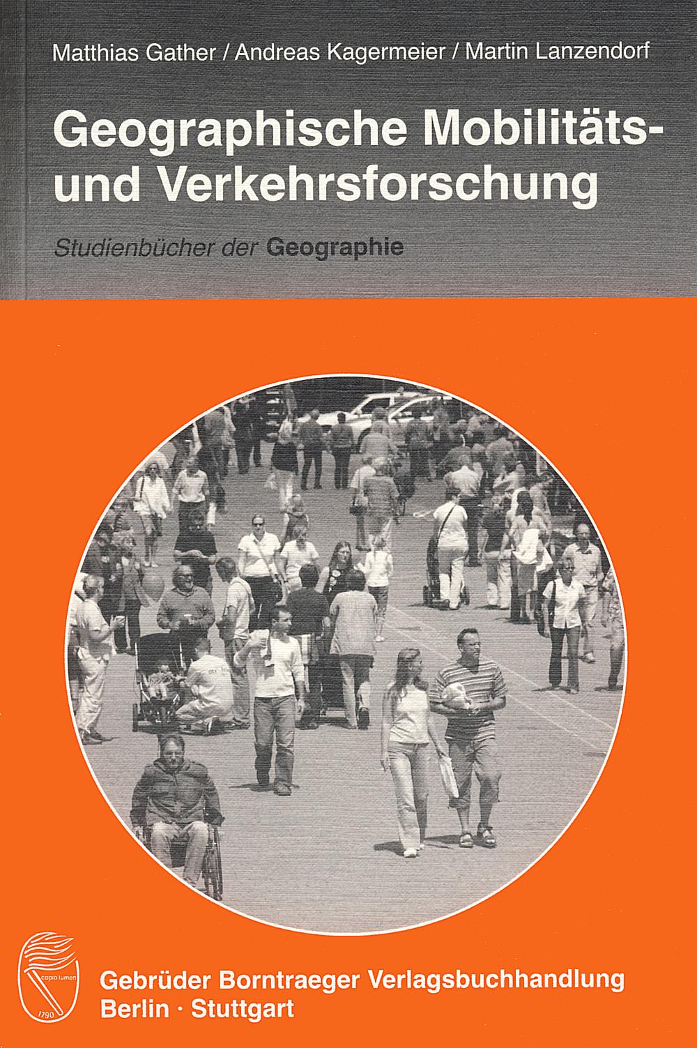Vorderes Coverbild Geographische Mobilitäts- und Verkehrsforschung