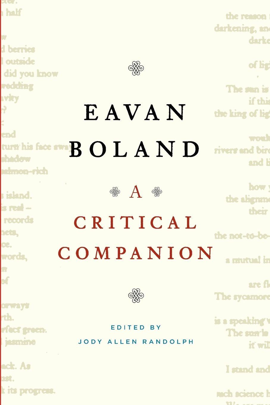 Vorderes Coverbild Eavan Boland