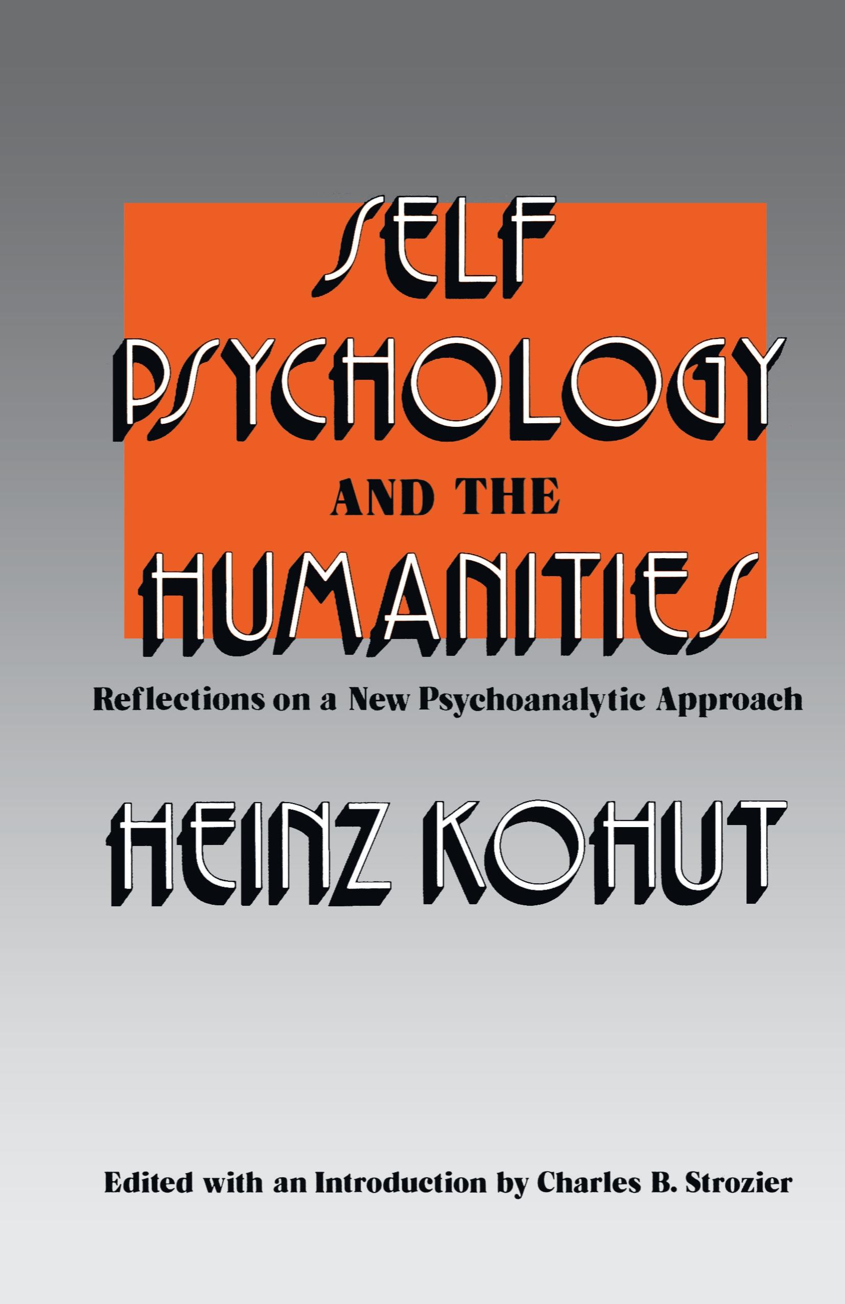 Vorderes Coverbild Self Psychology and the Humanities