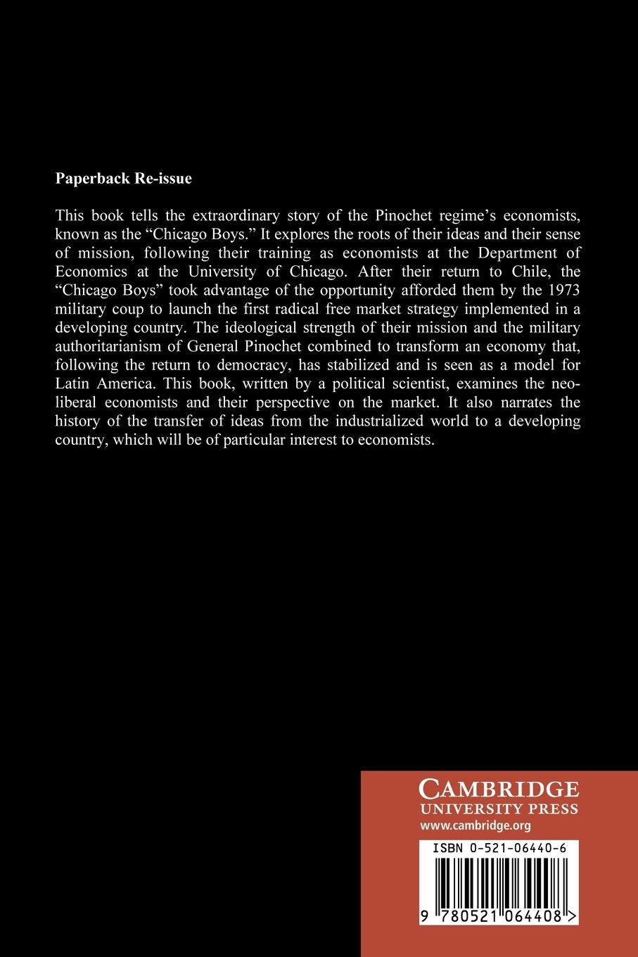 Rückseitencover Pinochet's Economists