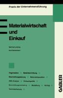Vorderes Coverbild Materialwirtschaft und Einkauf