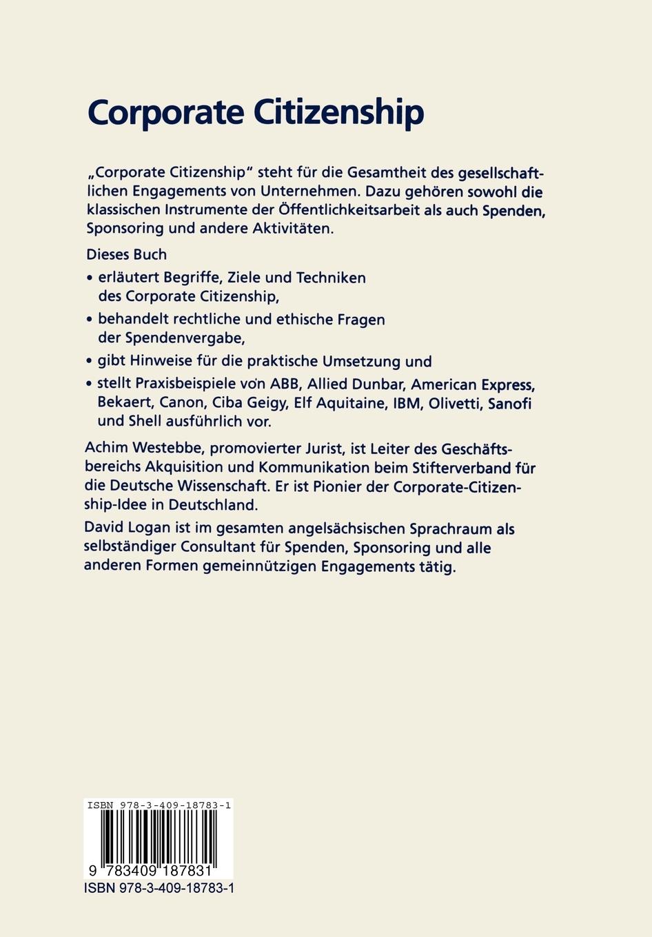 Rückseitencover Corporate Citizenship