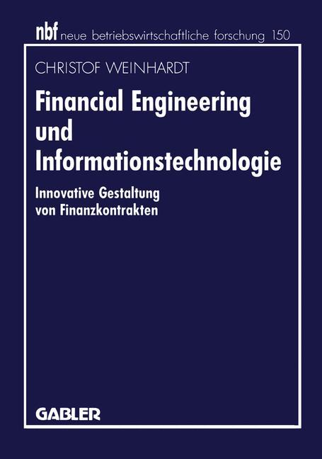 Vorderes Coverbild Financial Engineering und Informationstechnologie
