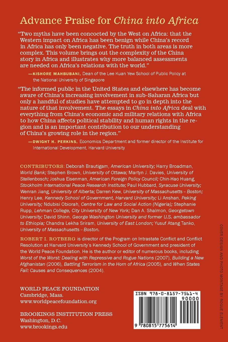 Rückseitencover China into Africa